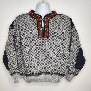 Vintage Volund Norway Thick Wool Sweater (M)